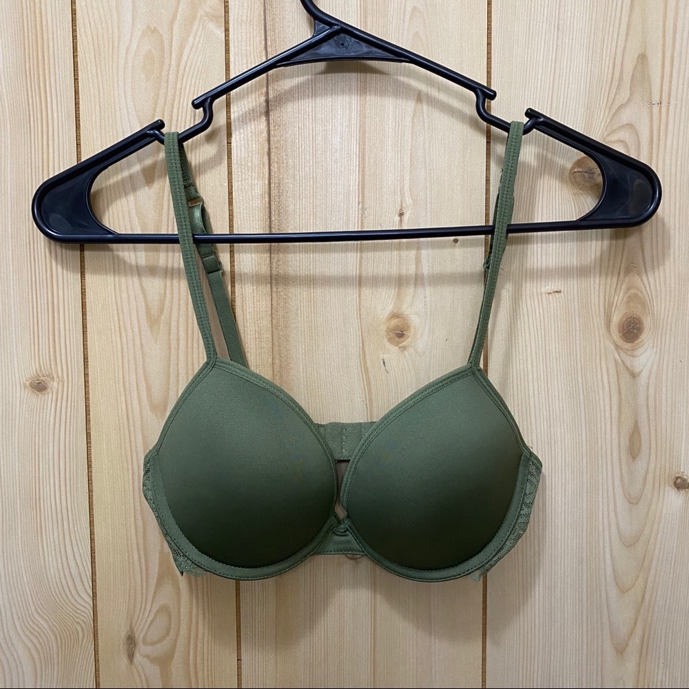 No Boundaries Olive and Tan Push-Up Bra Bundle